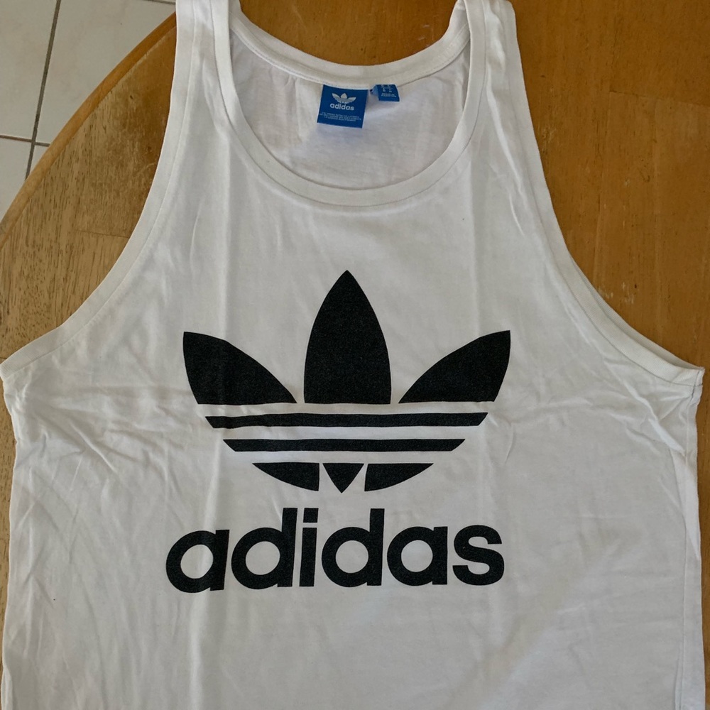 Adidas Originals white tank top! size M!